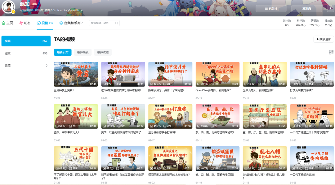 看了三年B站，推荐这两类宝藏博主