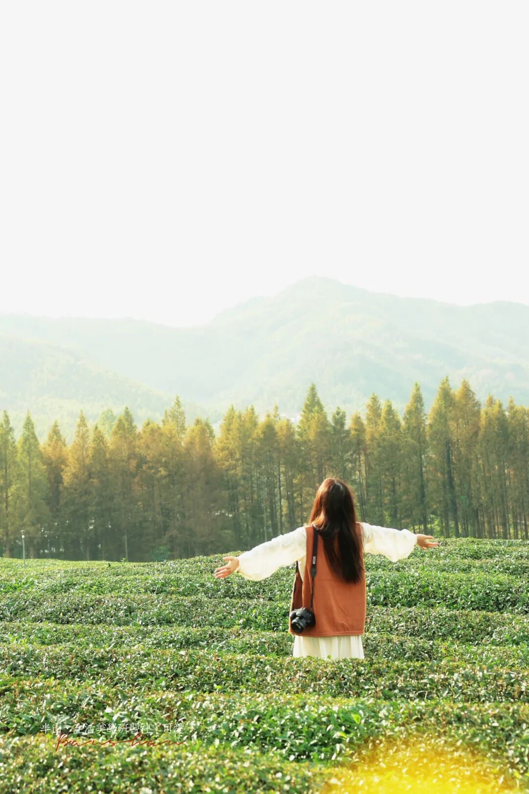拍照不露脸，5个技巧有氛围感的把自己拍进风景里