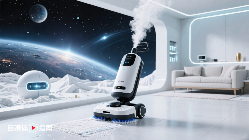 萤石推出全新蒸汽洗地机,融合“星辰世界模型”设计的封面图