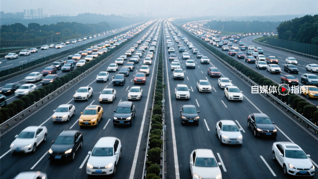 全国高速公路今日车流量预计突破6300万辆次的封面图