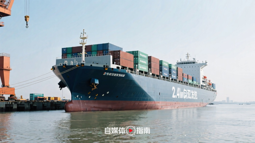 全球首艘2.4万箱甲醇双燃料集装箱船即将于6月交付,建造完成!的封面图