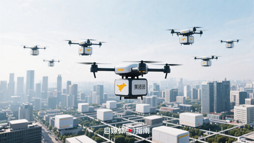 美团无人机低空航网正式启用,开启空中配送新篇章的封面图