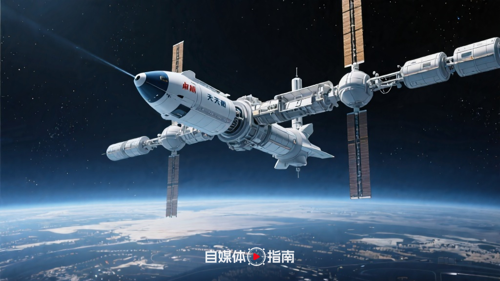 “神舟二十三号航天员成功进驻‘天宫’,实现中国航天第8次‘太空会师’”的封面图